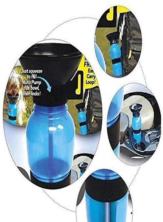 DOGTOWN Dog Water Bowl Bottle Portable Aqua Dog Travel Water Bottle Bowl 18-oz Dog Bottle Auto Dog Mug for Pets - Image 5